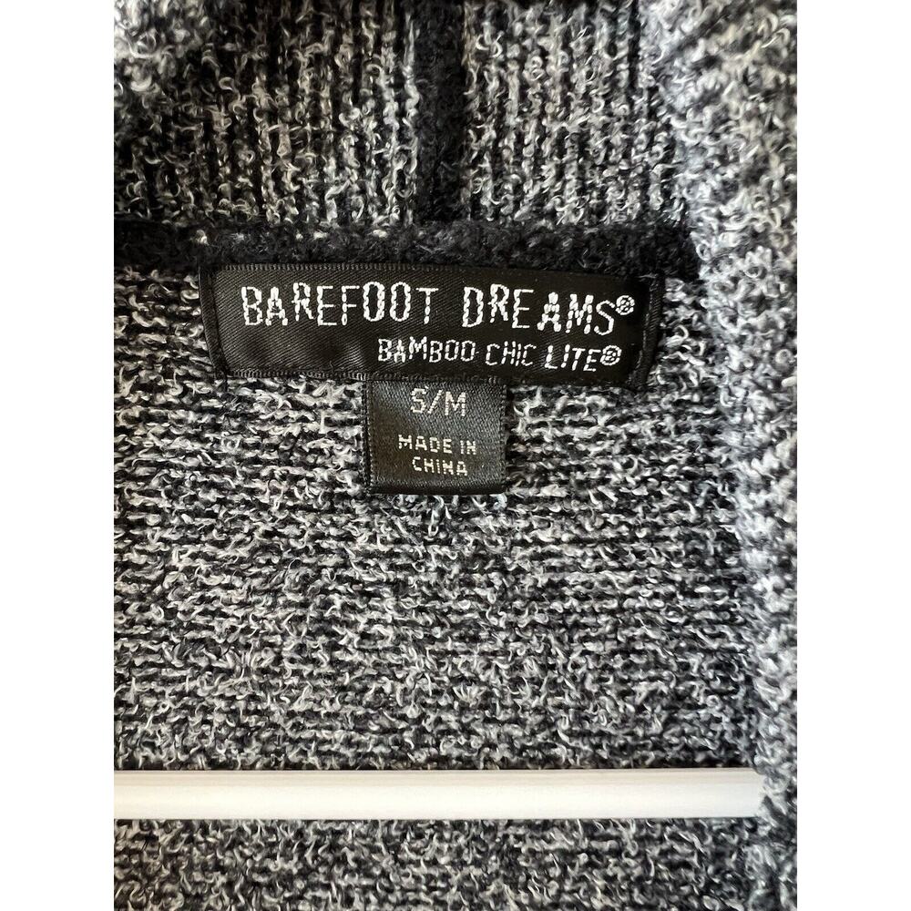 Barefoot Dreams Bamboo Chic Gray, Cozycore Sweater Cardigan - Size S/M Soft - Picture 3 of 6